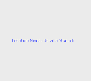 Location Niveau de villa F4 Alger